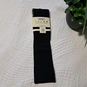 Falke Socks | Falke Sensitive London | Black Pressure Free Top | Size 8- 10.5
